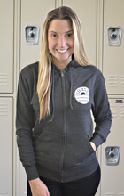 Load image into Gallery viewer, Three French Terry Full Zip - Grey