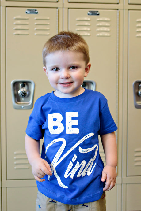 Be Kind Toddler Shirt - Blue